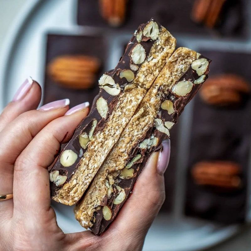 CASHEW BUTTER NUTTY CHOCOLATE BARS