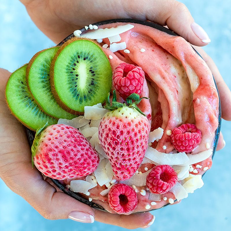 Erdbeeren - Bananen Sorbet