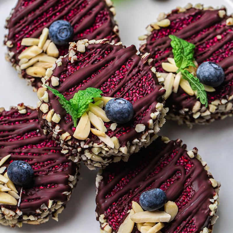Raspberry brownies