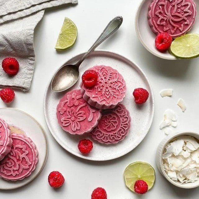 Himbeer-Kokos-Eis