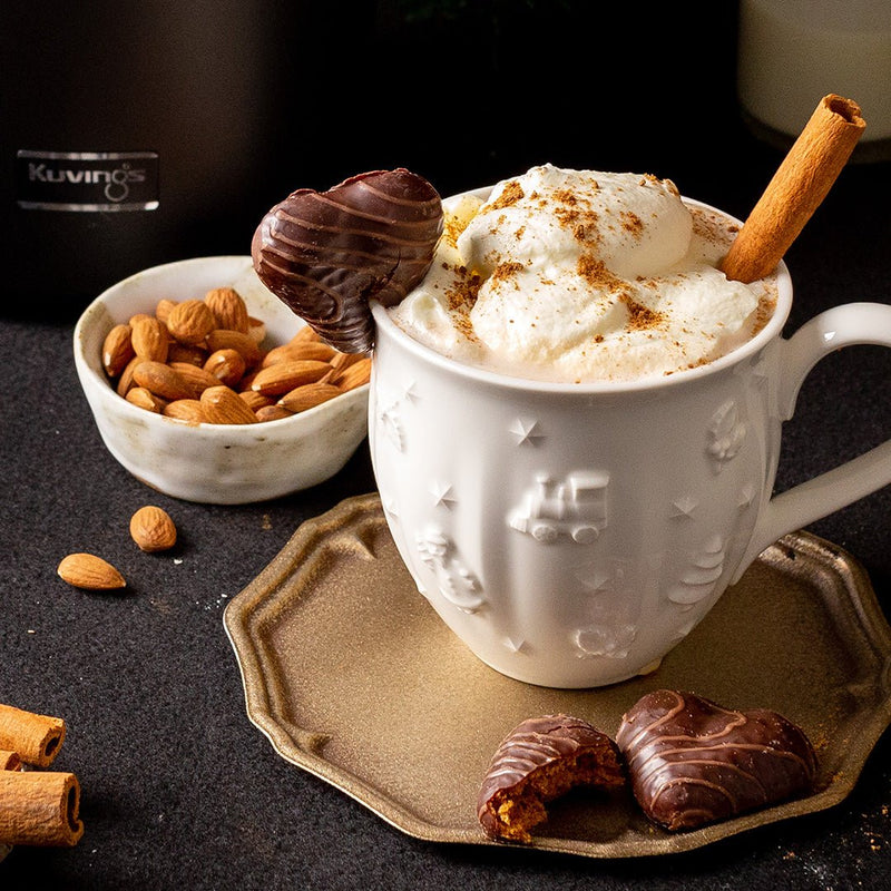 Gemberkoek amandel drank latte