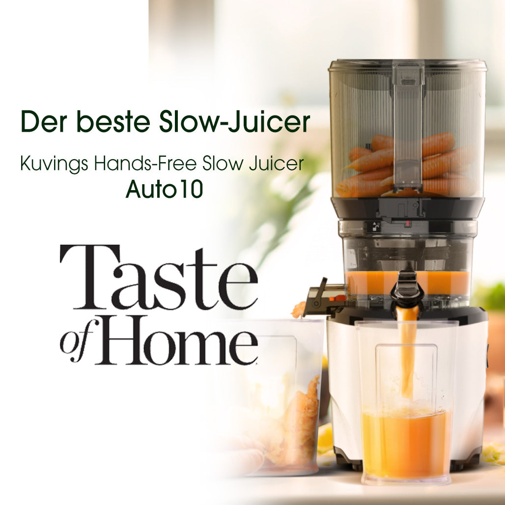 [ Taste of Home ]  Der beste Slow Juicer - Kuvings Hands-Free Slow Juicer  Auto10