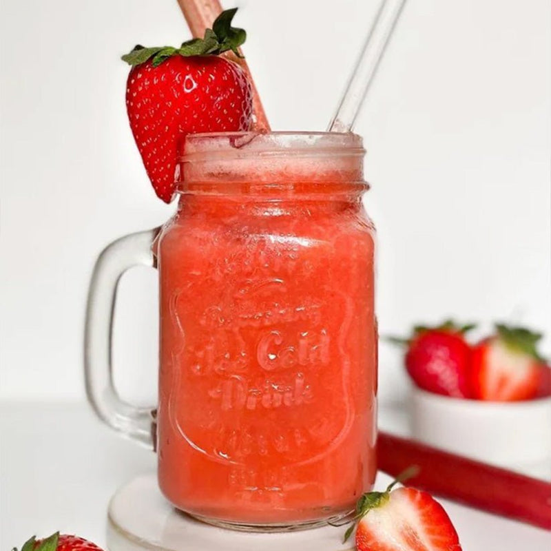 Rhabarber-Erdbeer-Smoothie
