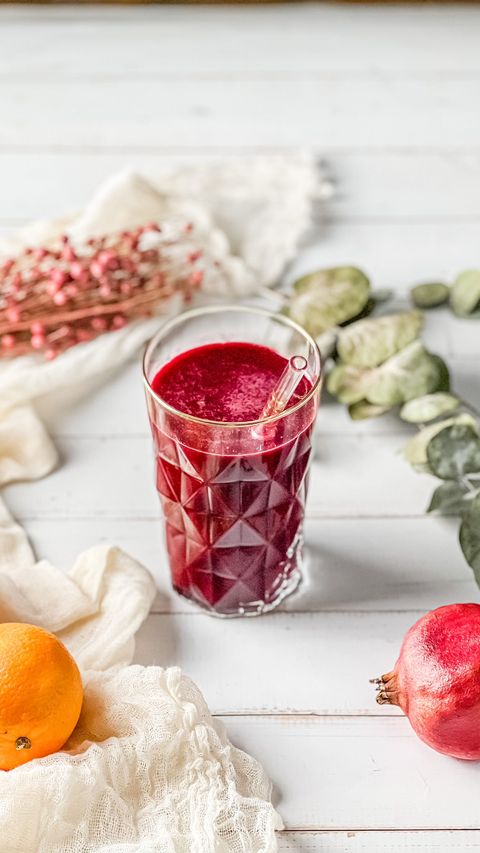 Rote Bete-Granatapfel Saft