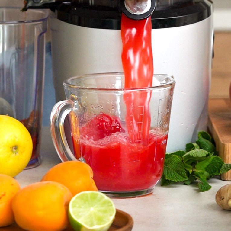 Summer lemonade with watermelon and apricot – Kuvings Deutschland