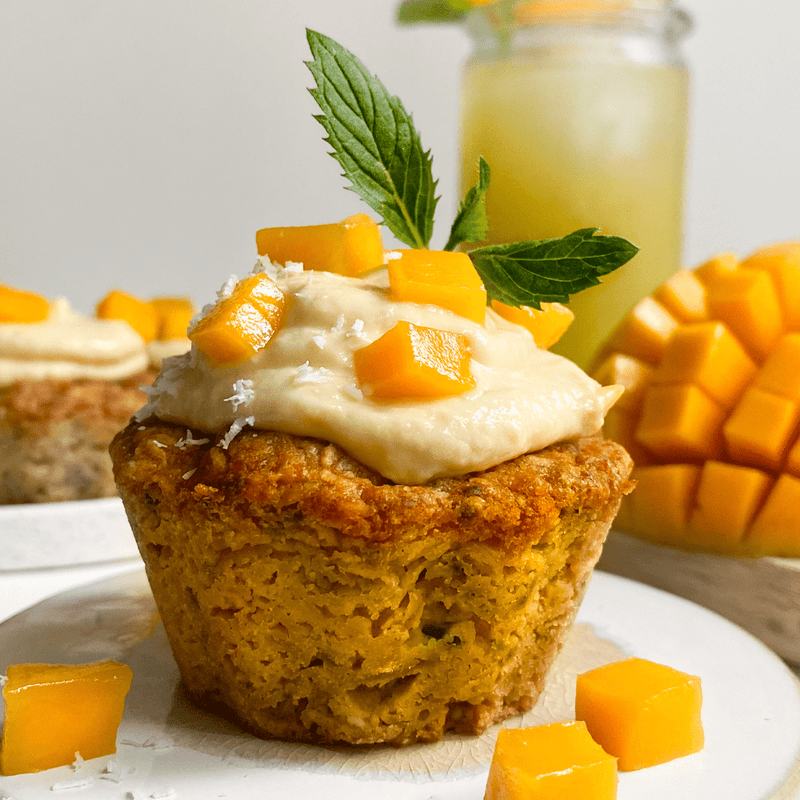 Vegan Mango Coconut Muffins