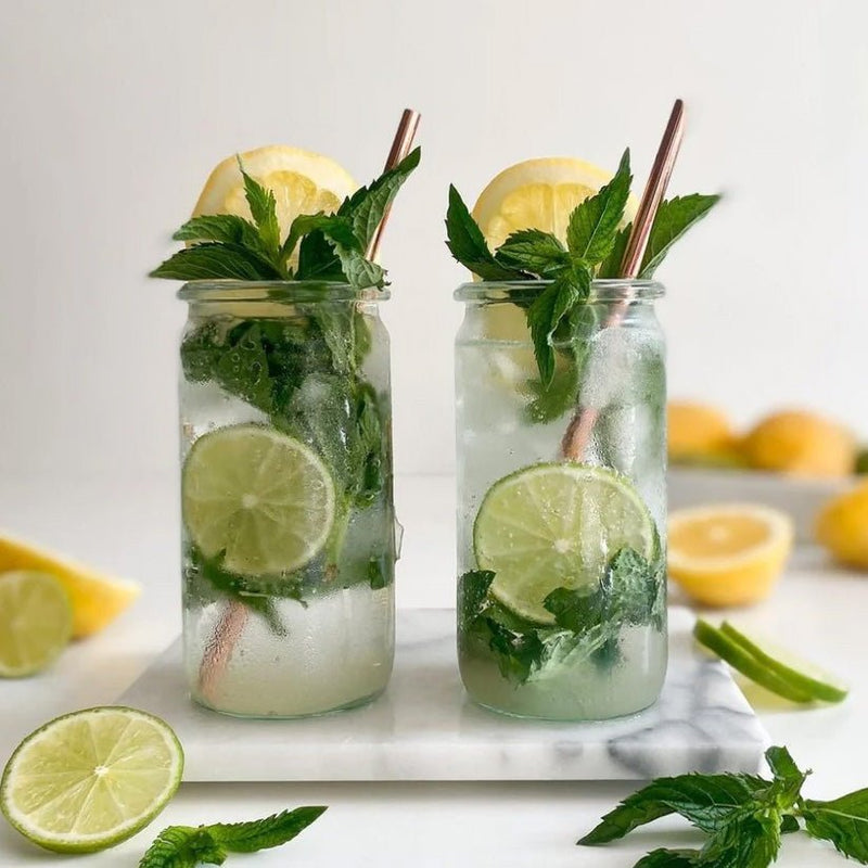Zitronenlimonade mit Minze