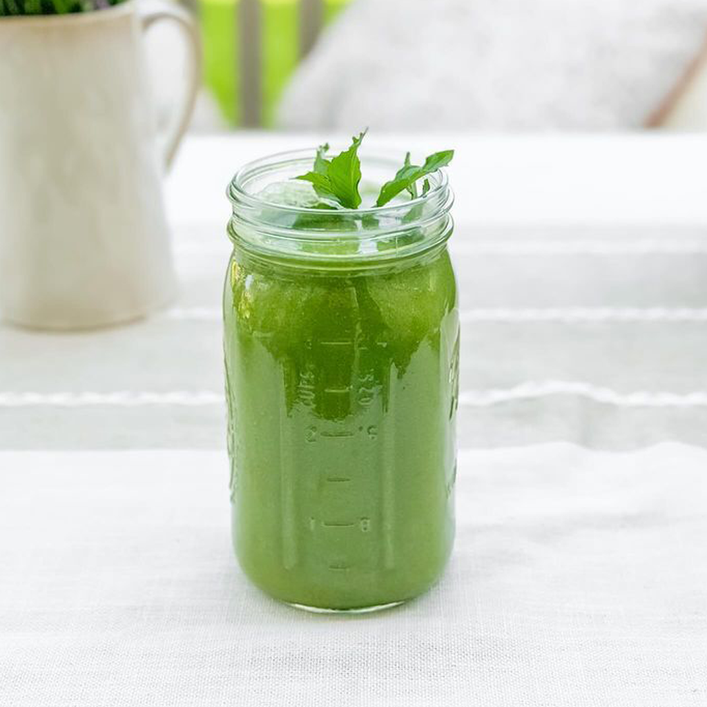 Erfrischender Melonen-Gurken-Saft