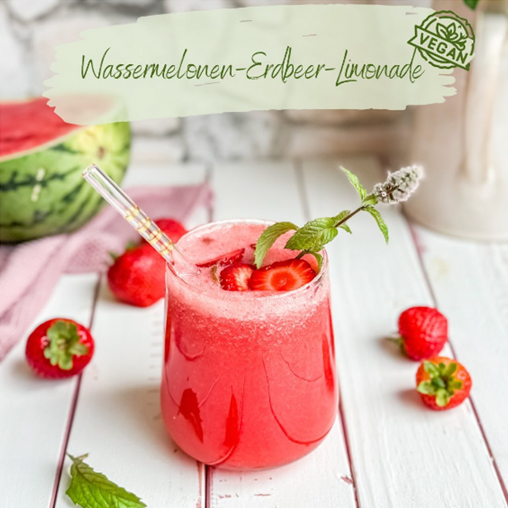 Wassermelonen-Erdbeer-Eis