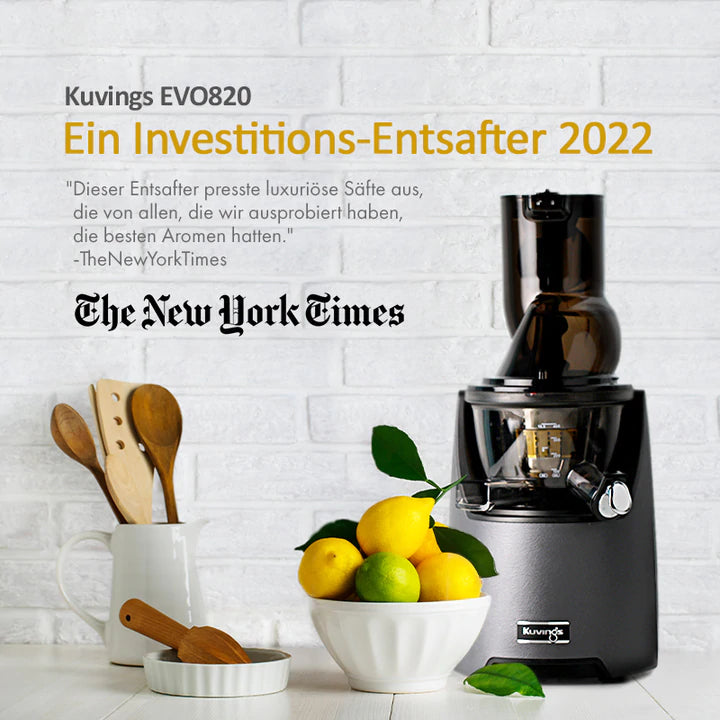 [ THE NEW YORK TIMES - Top Juicer ] Ein Investitions-Entsafter 2022