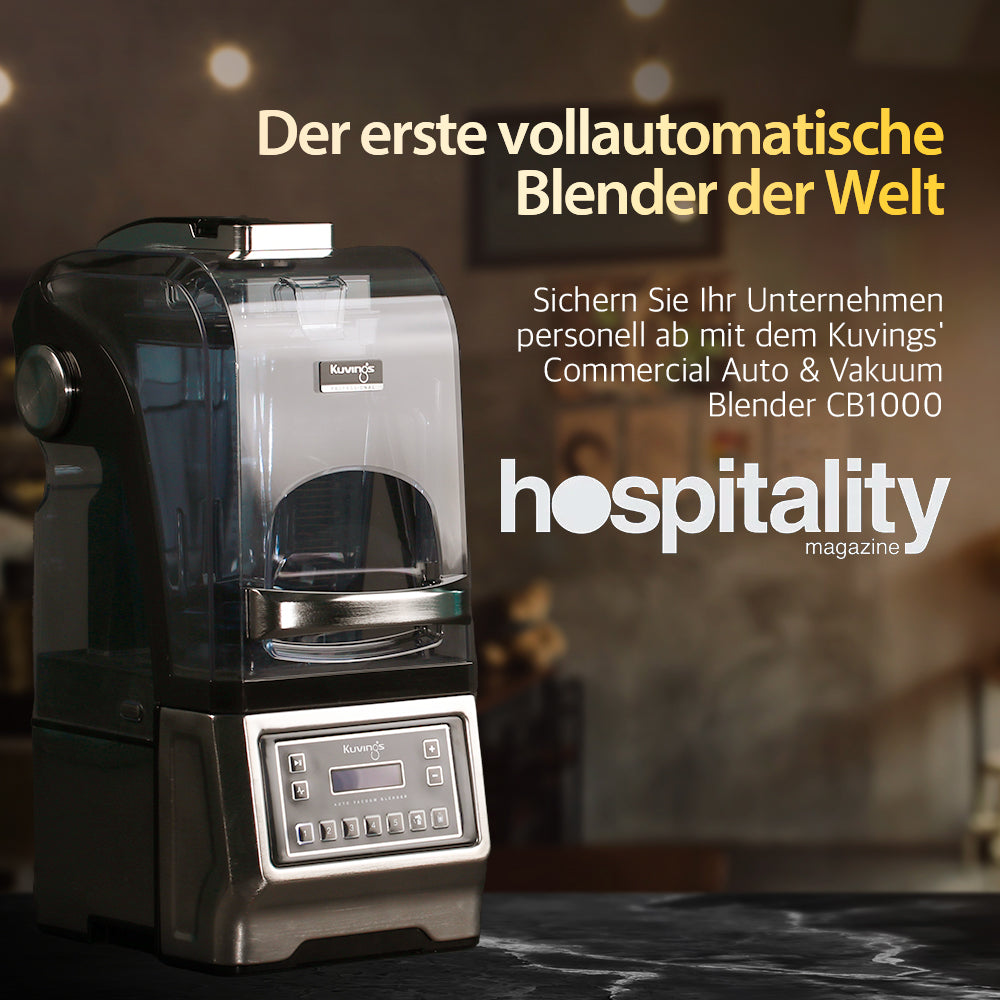 [ Hospitality Magazin ] Der erste vollautomatische Blender der Welt