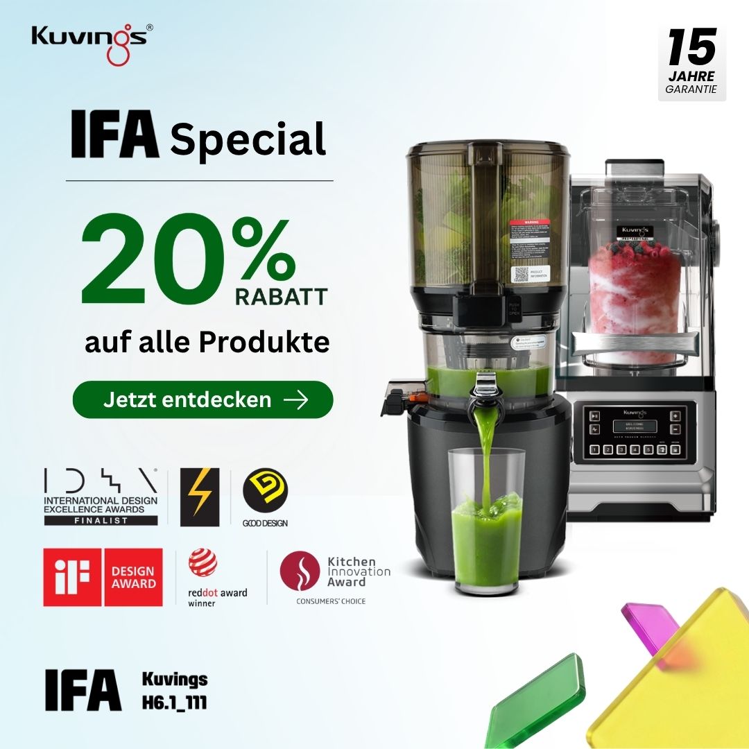 [ IFA 2026 ] Kuvings zeigt neues Hands-Free Entsafter-Erlebnis in Berlin