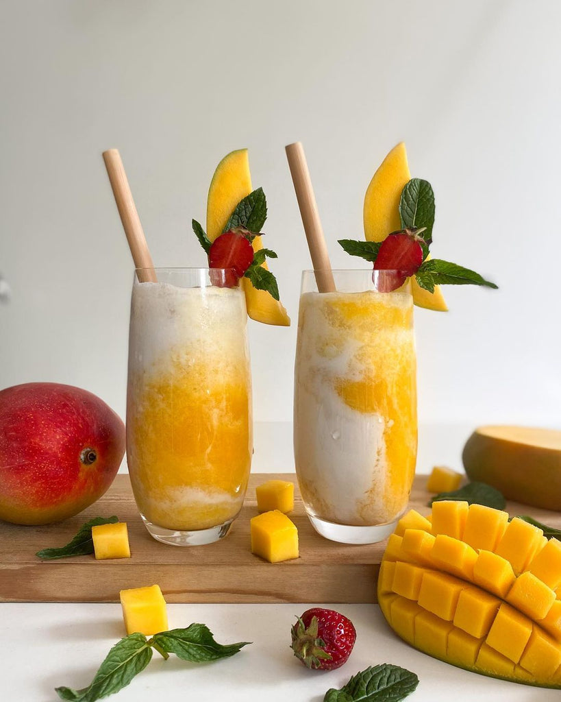 Mango coconut drink