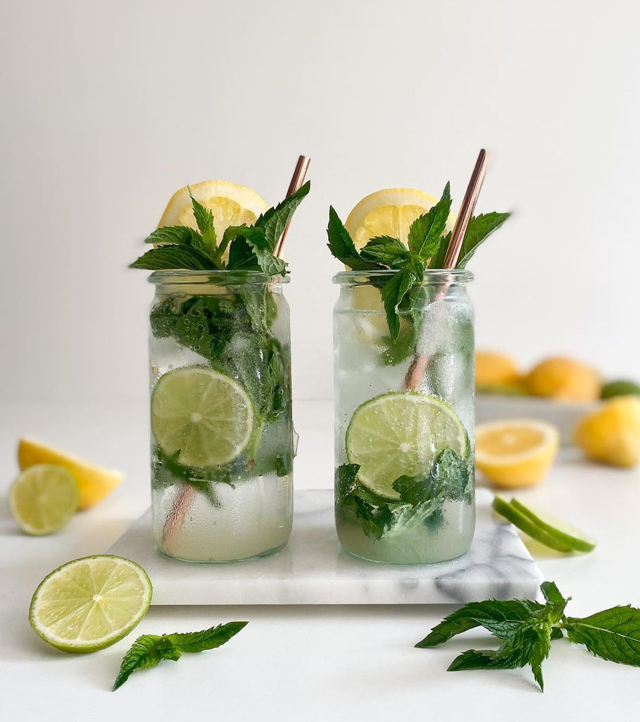 Lemonade with mint