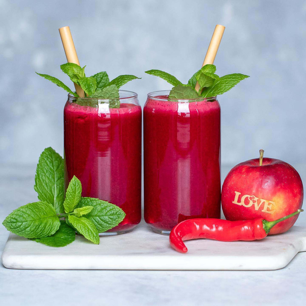 Exotic pomegranate juice with a spicy note 