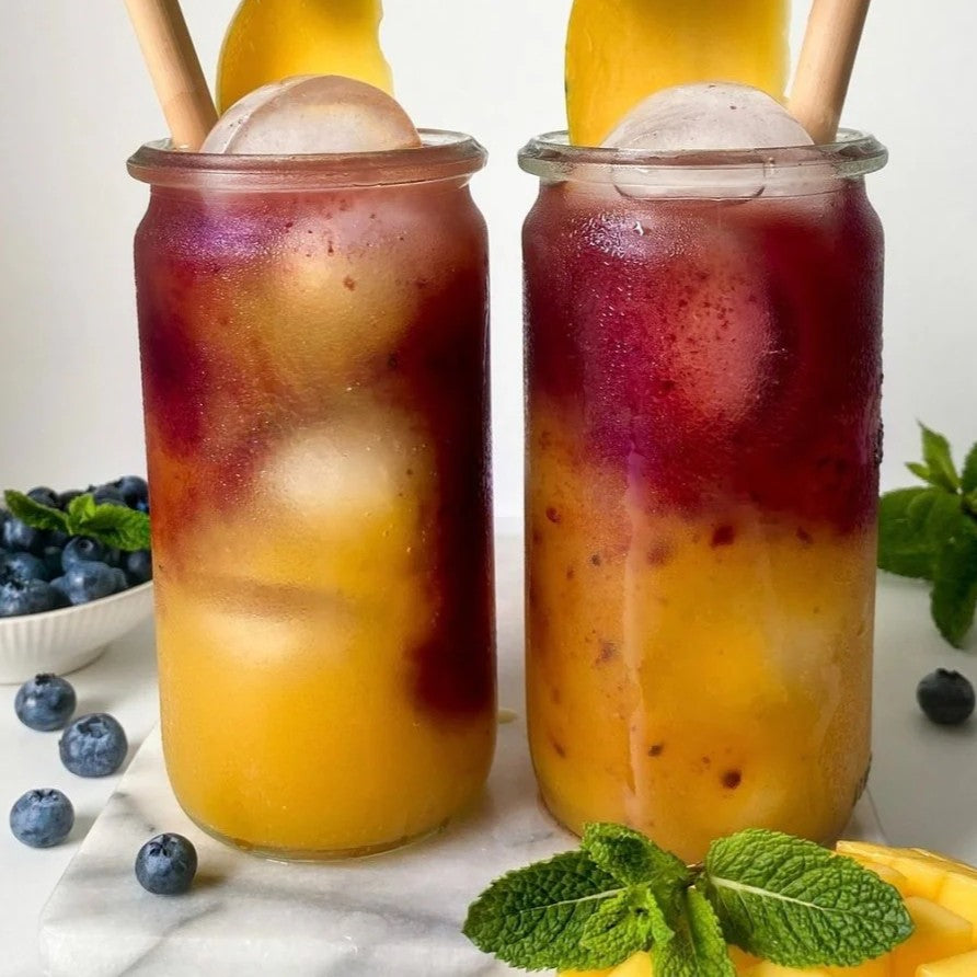 Mango-Heidelbeer Saft