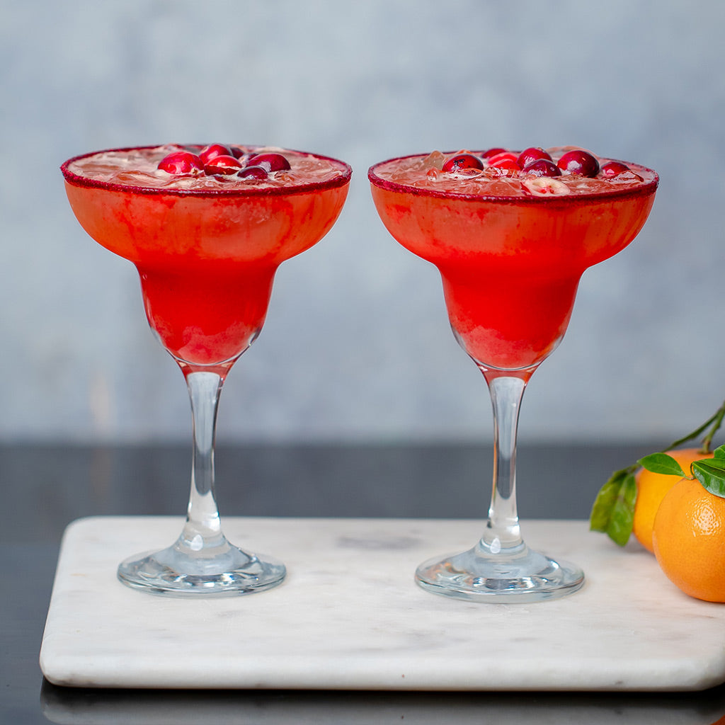 Champagne Kombucha Tangerine & Cranberry Mocktail
