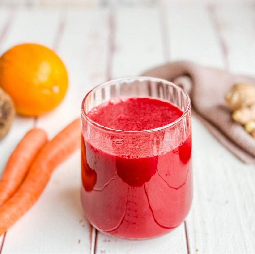 Rote-Bete-Ingwer-Saft für den Herbst