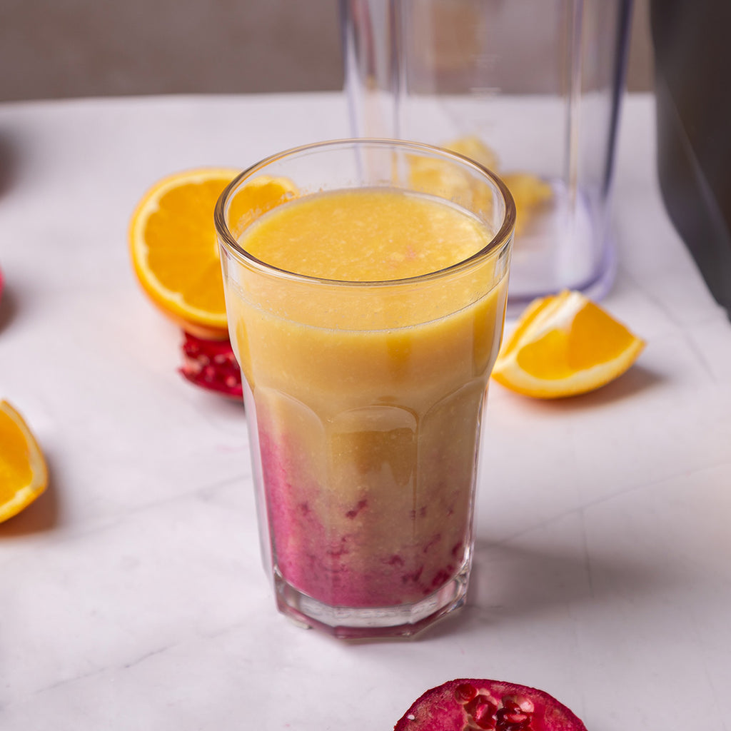 Orange-pomegranate juice