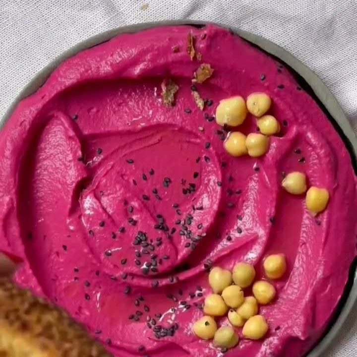 Pink Hummus mit Roter Bete
