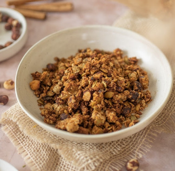 Super gesundes Salz-Karamell-Granola