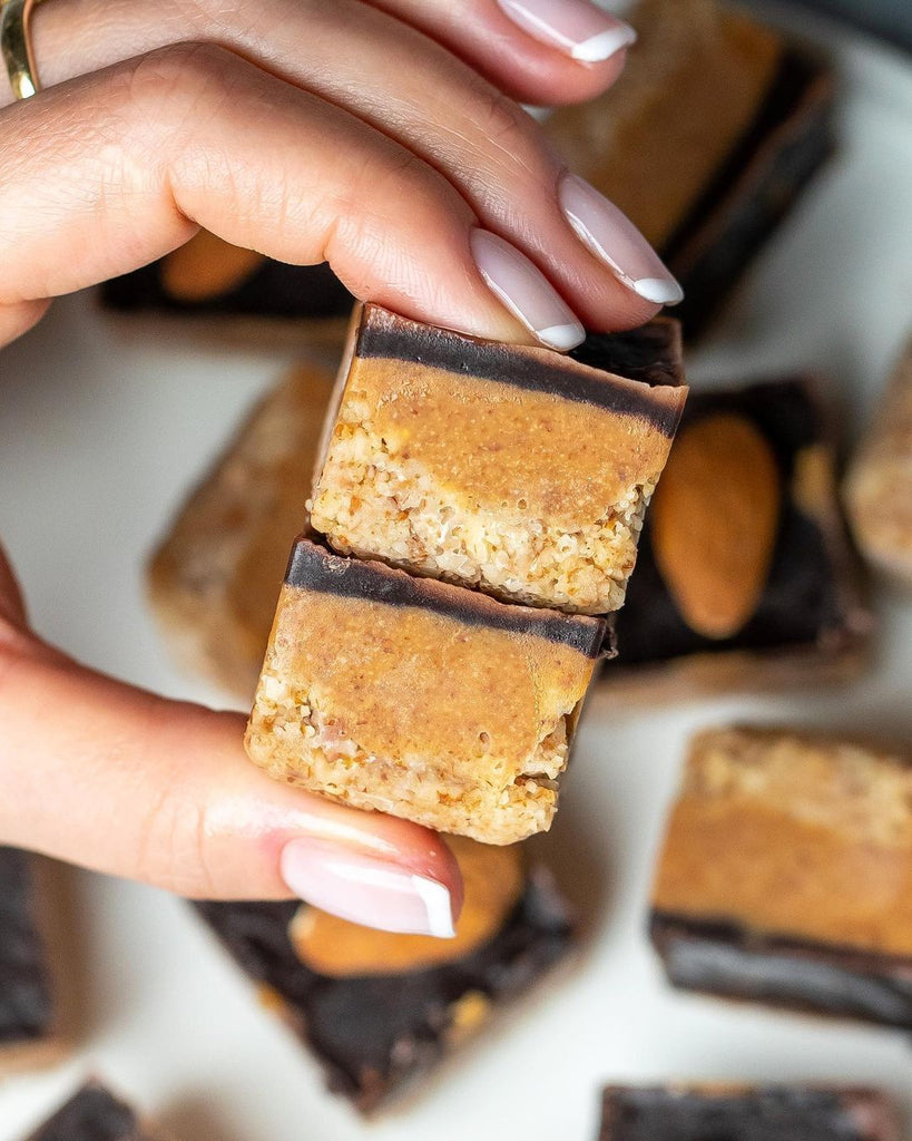 Healthy Almond Twix Bites