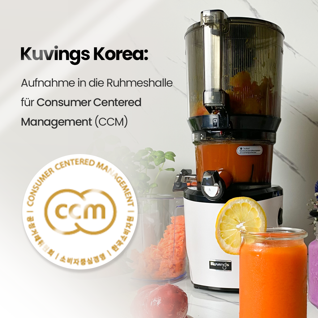 Kuvings Korea: Aufnahme in die Ruhmeshalle für Consumer Centered Management (CCM) 