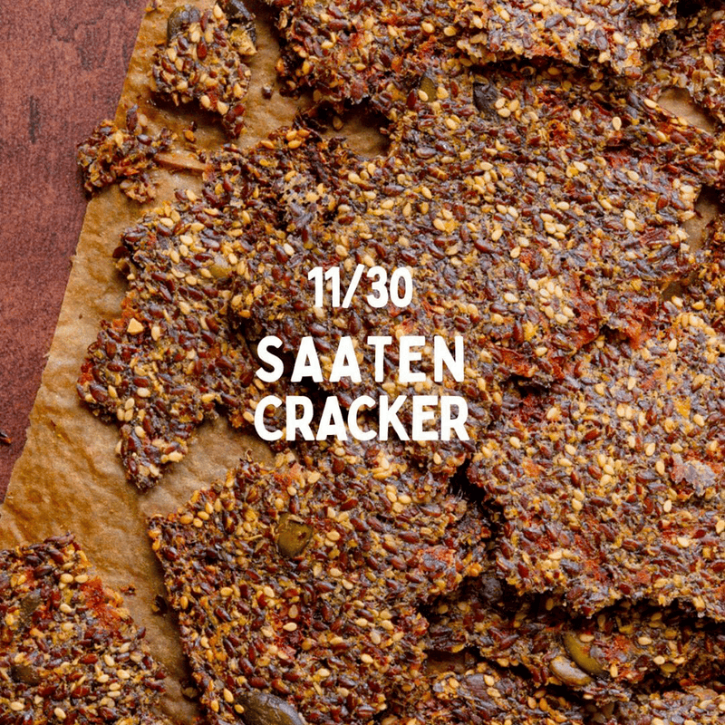 Cracker mit Rote Bete Trester