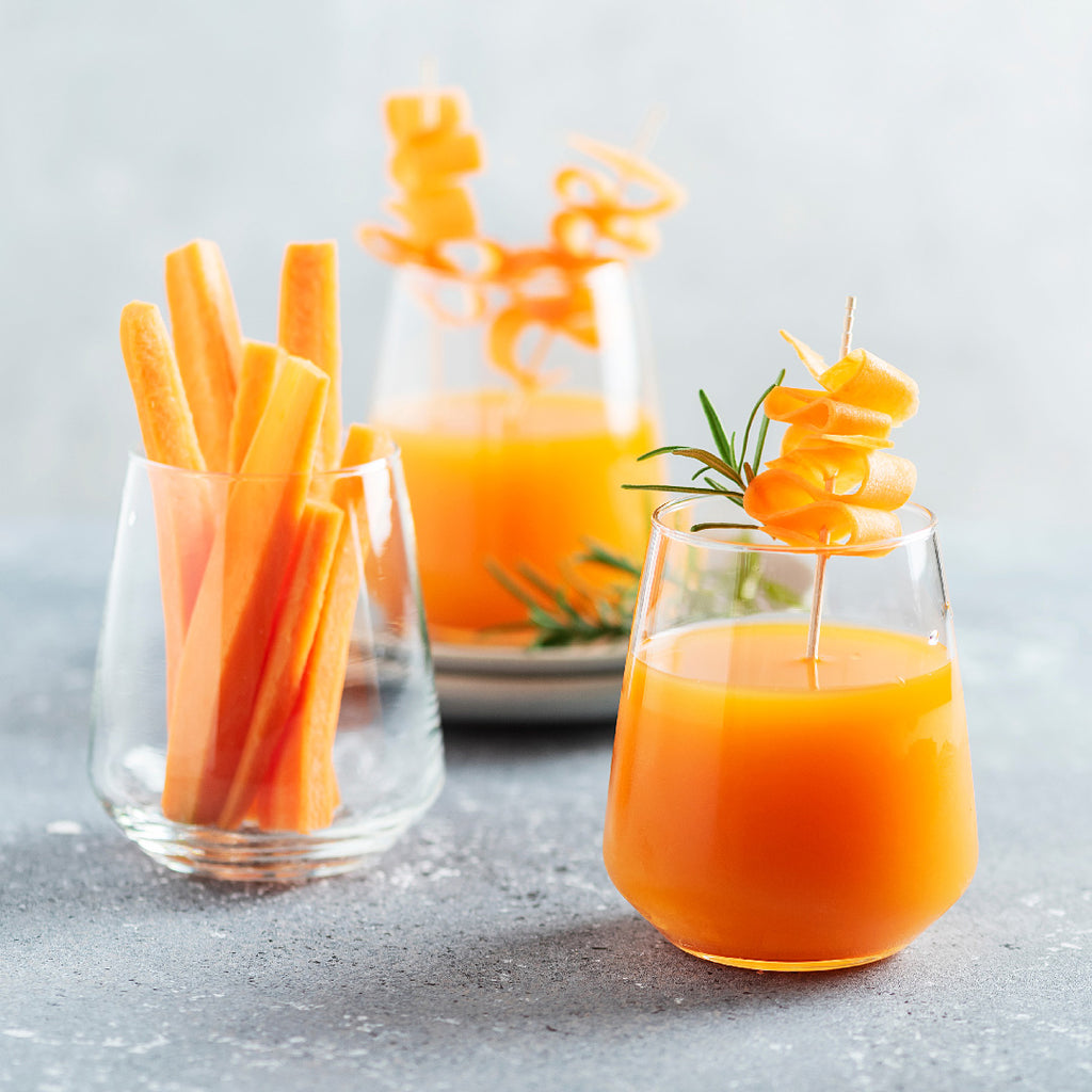 Creamy carrot juice