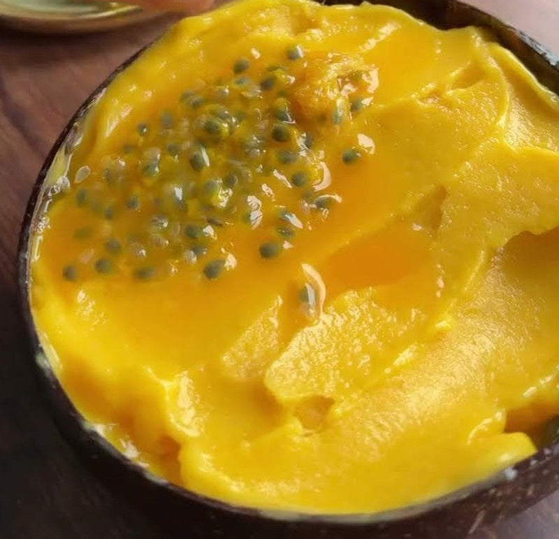 Cremiges Mango-Kokos-Sorbet