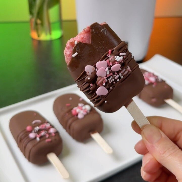 Erdbeer-Schoko-Eis selbstgemacht