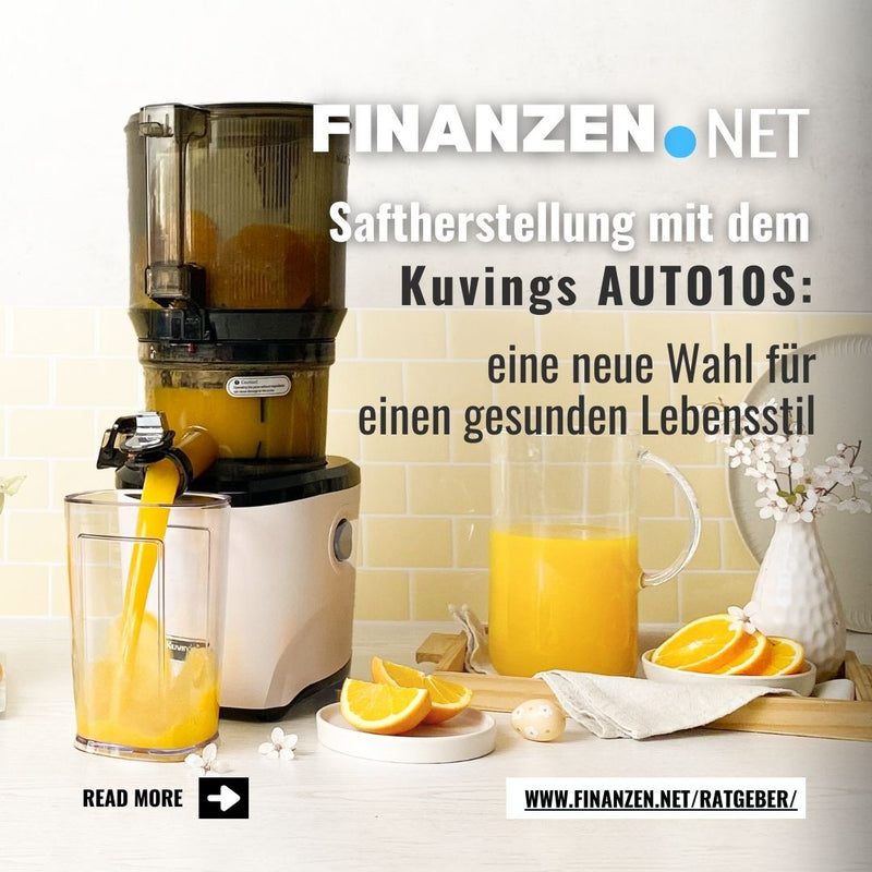 [ finanzen.net ] Kuvings AUTO10S: eine neue Wahl für einen gesunden Lebensstil