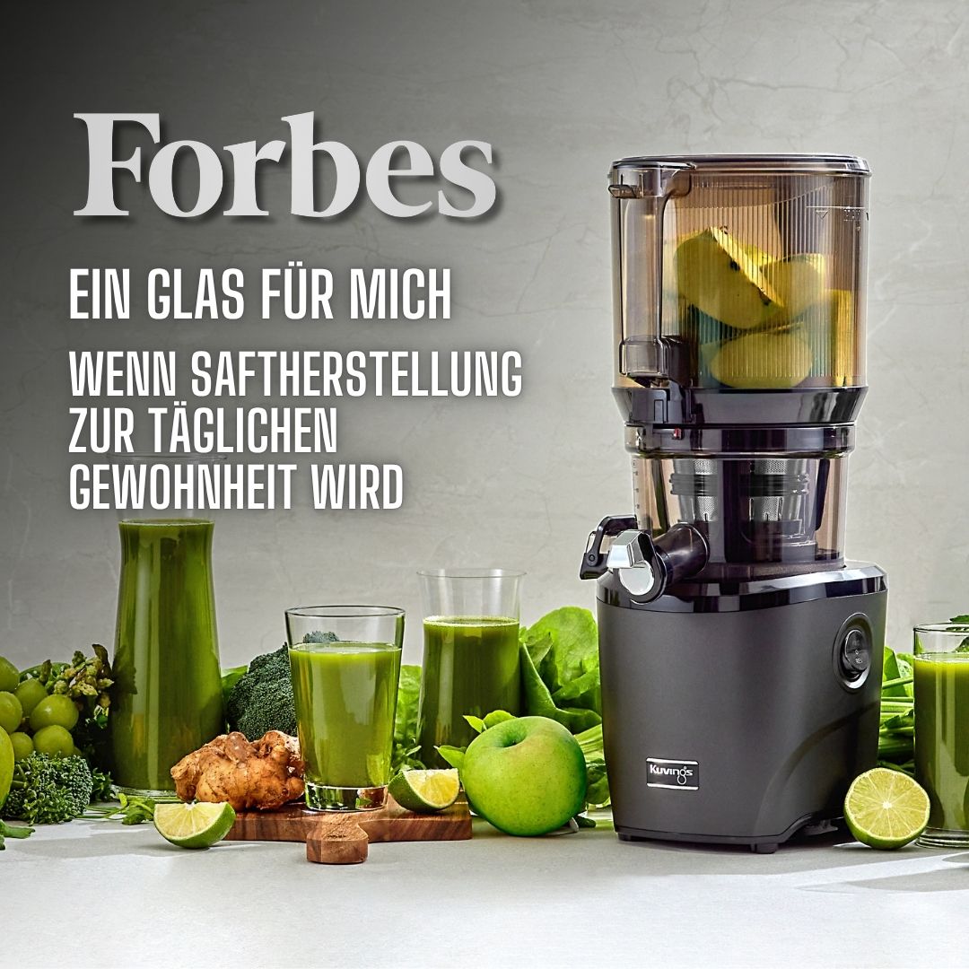 [ Forbes ] Ein Glas für mich – wenn Saftherstellung zur täglichen Gewohnheit wird - Kuvings Deutschland