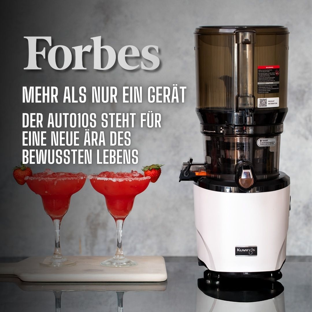 [ Forbes ] Kuvings Auto10S – Wenn Technologie auf gesunde Routine trifft - Kuvings Deutschland