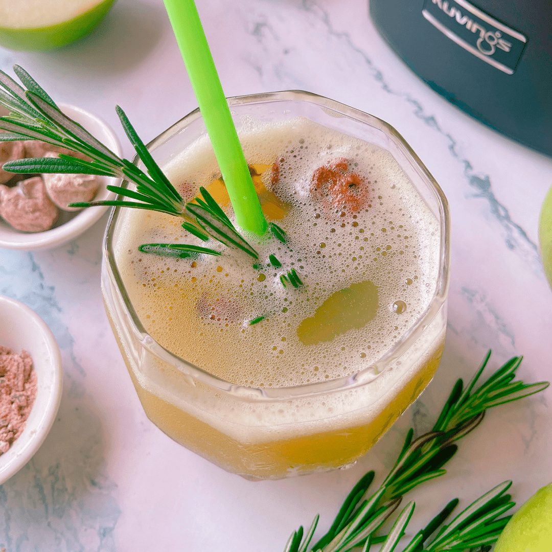 Grüner Apfel & Saurer Pflaumensaft - Kuvings Deutschland