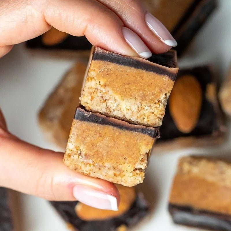 Healthy Almond Twix Bites