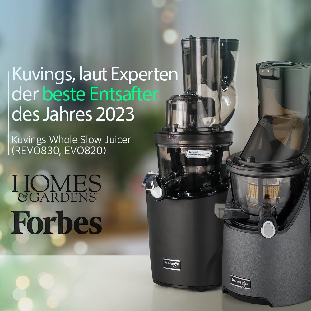 [ Homes & Garden, FORBES ] Kuvings, laut Experten der beste Entsafter des Jahres 2023