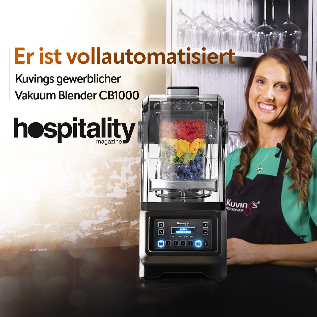 [ hospitalitymagazine ] Er ist vollautomatisiert - Vakuum Blender CB1000
