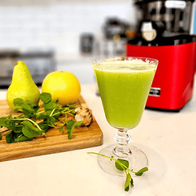 Ingwer-Grapefruit Energy Juice mit Kochchef