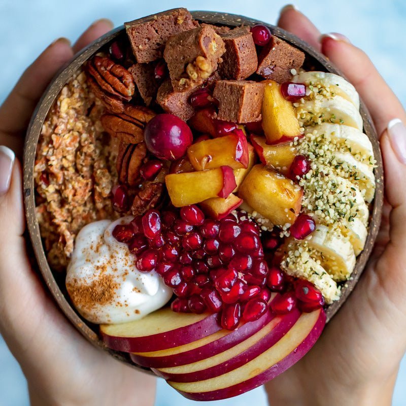 Healthy carrot cake porridge