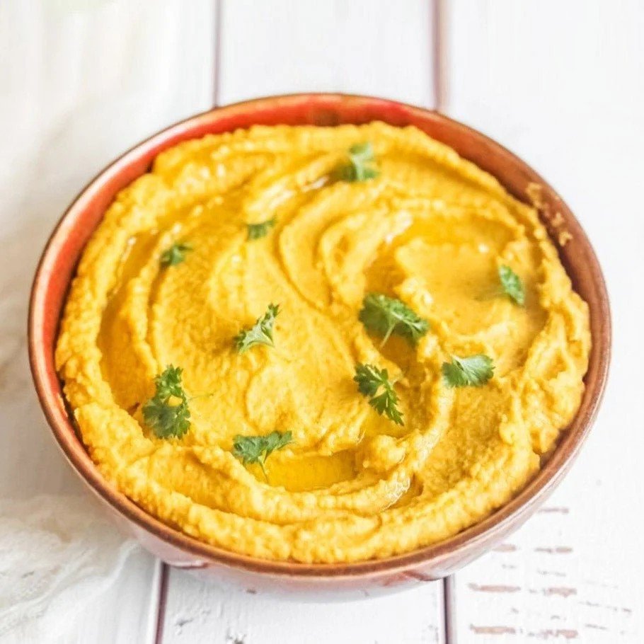 Kürbis-Linsen-Hummus