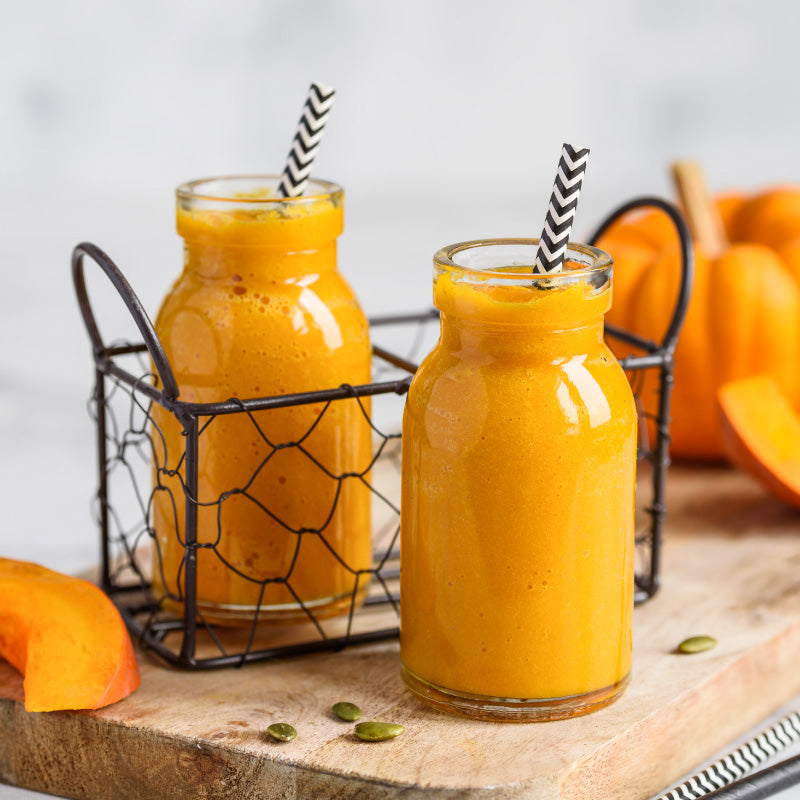 Creamy pumpkin smoothie