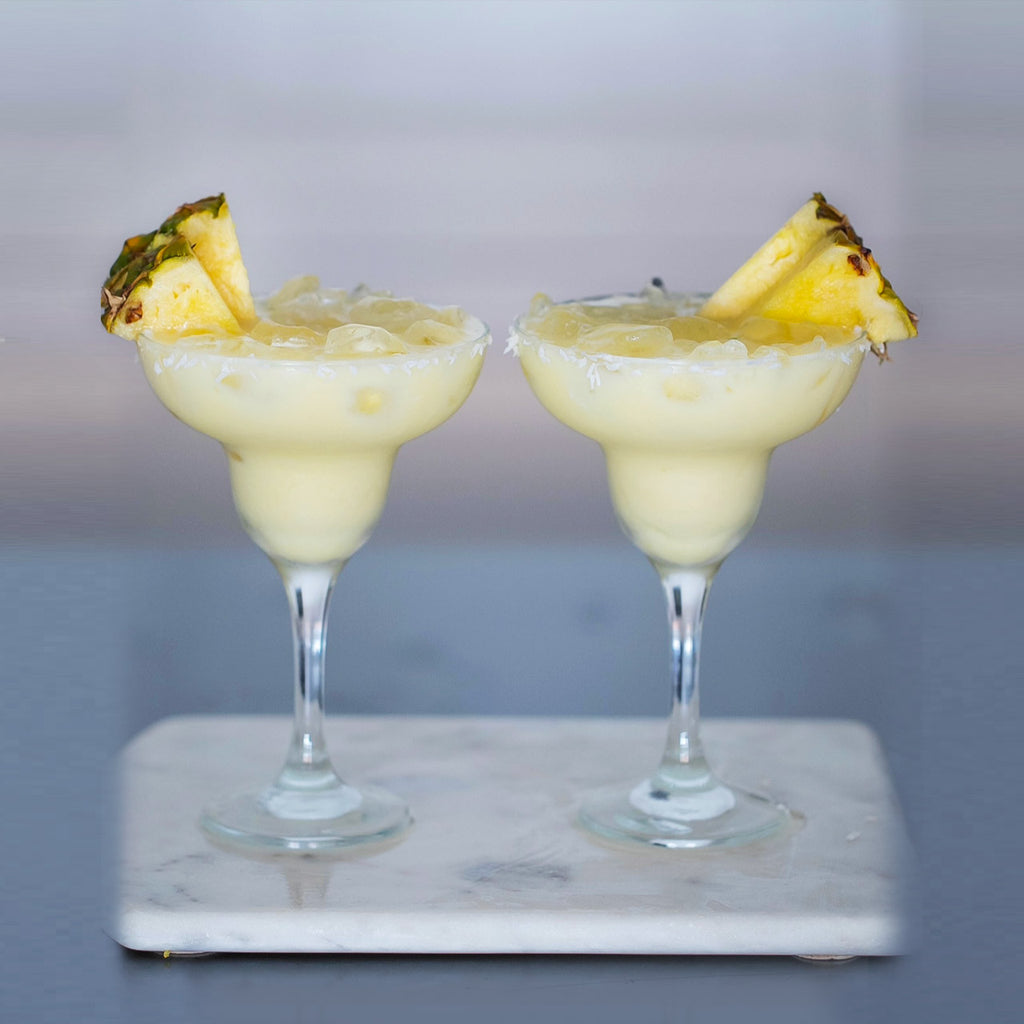 Pina colada mocktails