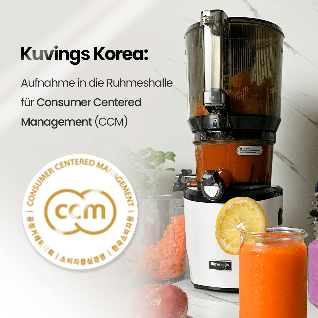 Kuvings Korea: Aufnahme in die Ruhmeshalle für Consumer Centered Management (CCM)