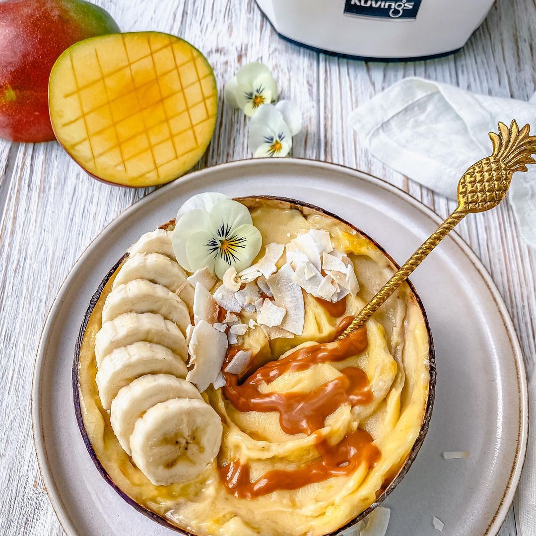 Mango-Bananen-Sorbet - Kuvings Deutschland