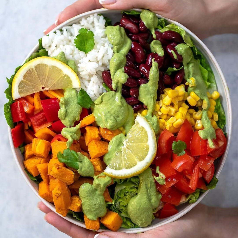 Mexican Bowl mit Avocado-Salsa