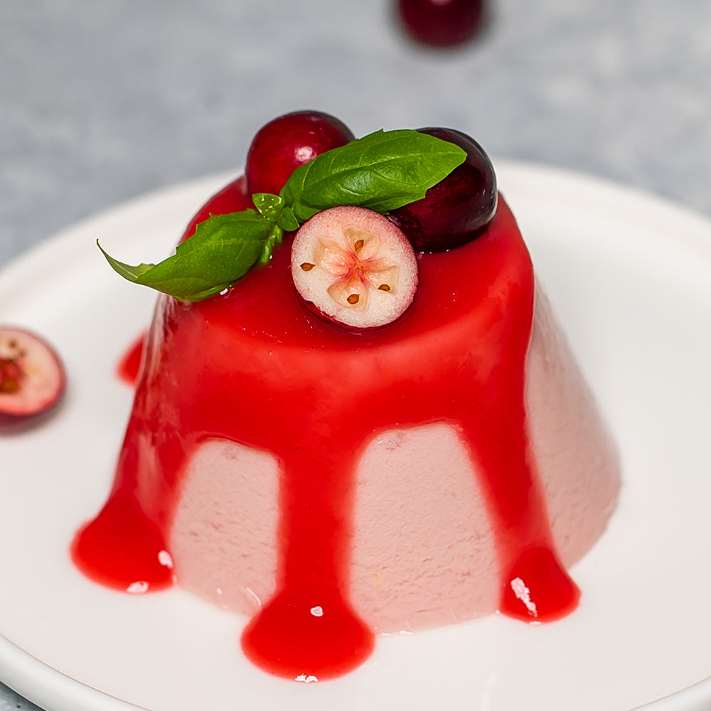 Cranberry-Ginger Panna Cotta