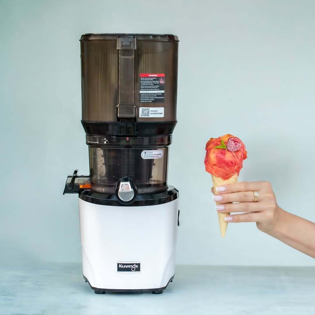 Pfirsich-Himbeer-Sorbet - Kuvings Deutschland