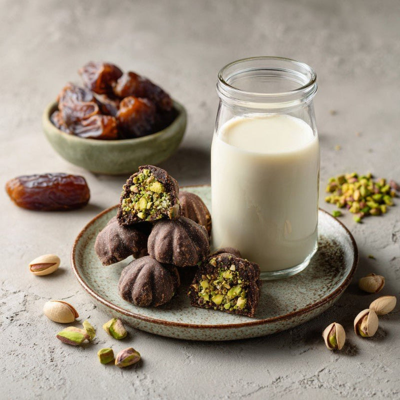 Pistachio milk and pomace recipe #zerowaste