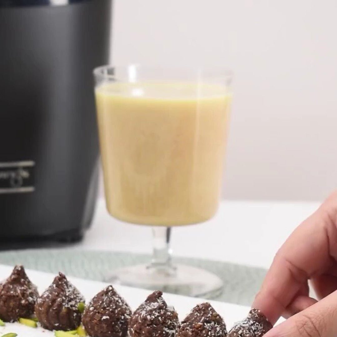 Pistazienmilch und Trester-Rezept #zerowaste - Kuvings Deutschland